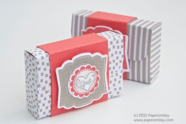 Schokoladen-Verpackung mit DSP Bunte Party von Stampin Up!