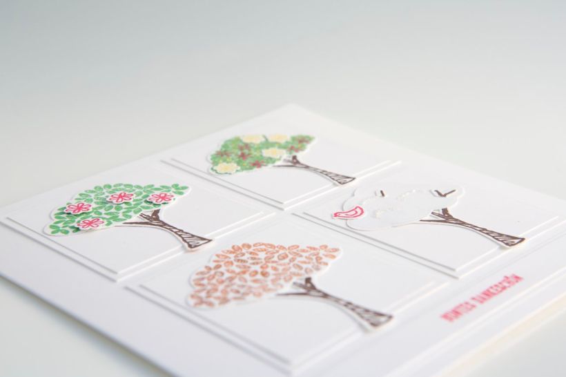 Karte mit Produkten von Stampin up!