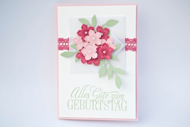 Geburtstagskarte mit Produkten von Stampin Up!