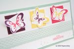 Bunte Schmetterlinge mit Produkten von Stampin Up!