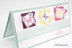 Bunte Schmetterlinge mit Produkten von Stampin Up!