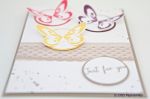 Bunte Schmetterlinge mit Produkten von Stampin Up!