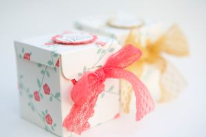 Verpackung mit Produkten von Stampin Up!