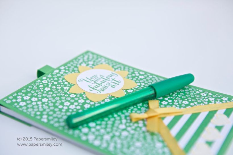 Block-Cover mit Produkten von Stampin Up!