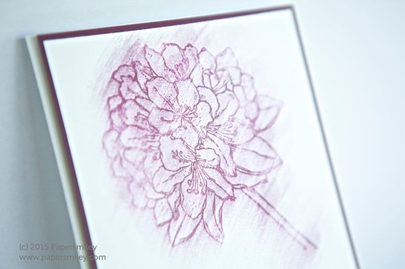 Geburtstagskarte mit VersaMark und Pastellkreide