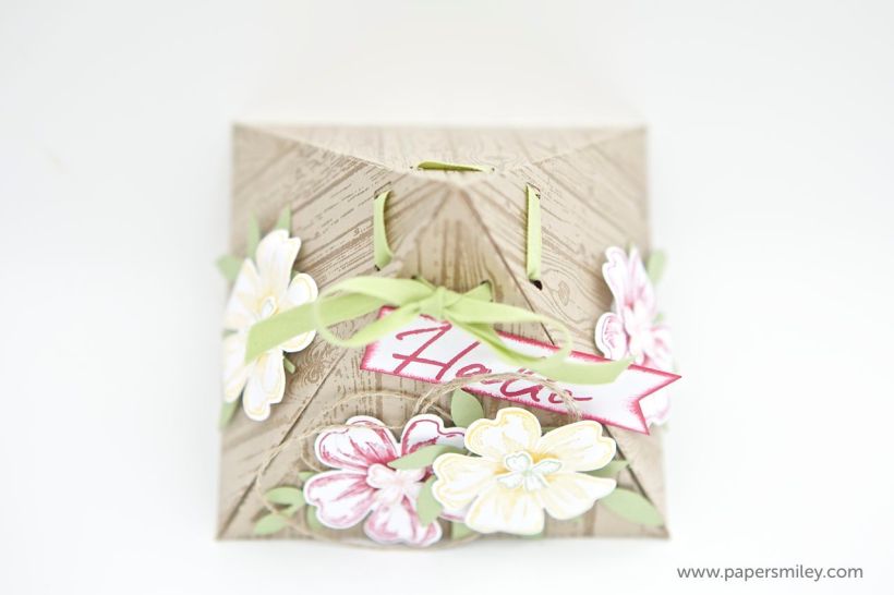 Verpackung mit Material von Stampin Up!