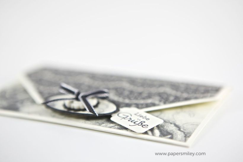 Kleiner Geldumschlag mit zeitloser Eleganz von Stampin up!