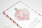 Weihnachtskugel-Schüttelkarte mit Stampin' Up!