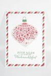 Weihnachtskugel-Schüttelkarte mit Stampin' Up!