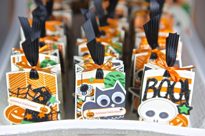 Halloween-Tüten mit dem Set Howl-o-ween Treat von Stampin Up!