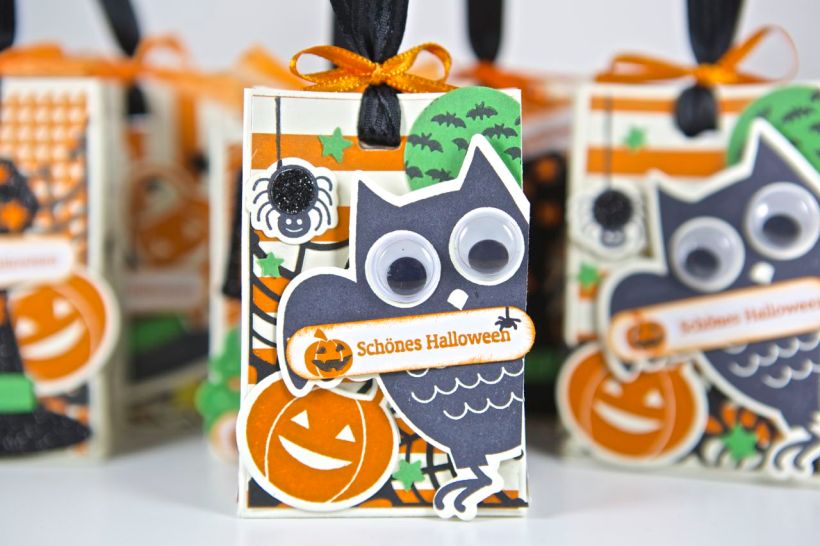Halloween-Tüten mit dem Set Howl-o-ween Treat von Stampin Up!