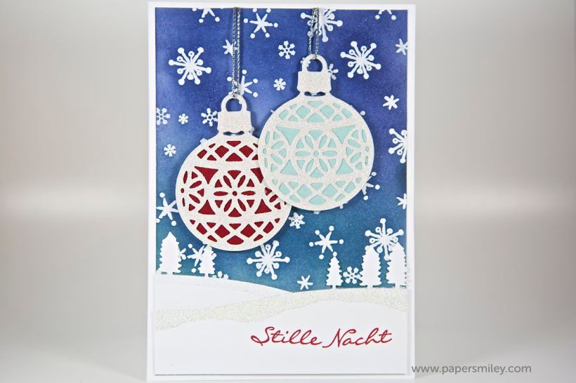 Verschneite Stille Nacht mit Stampin' Up!