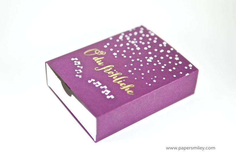 Grußschachtel mit Material von Stampin Up!