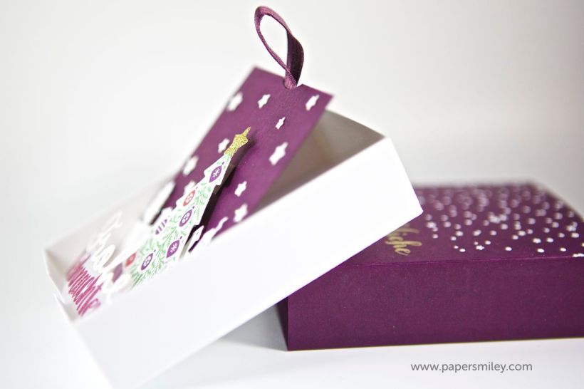 Grußschachtel mit Material von Stampin Up!