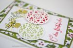 Weihnachtskugeln und Misteln mit Stampin Up!