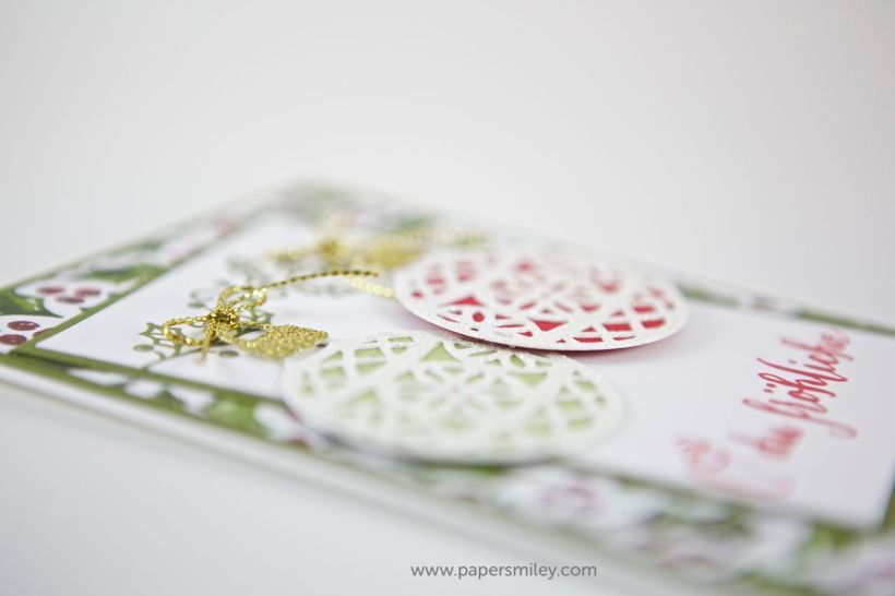 Weihnachtskugeln und Misteln mit Stampin Up!