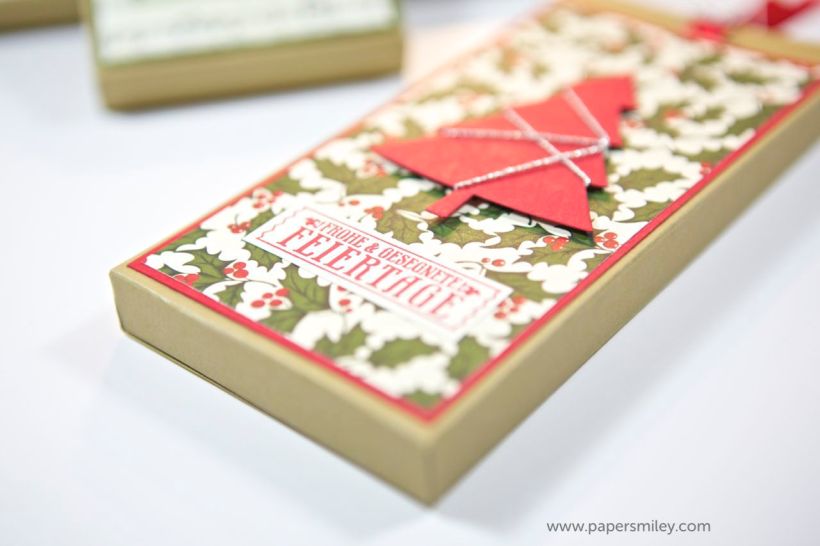 Schokoladen-Zieh-Verpackung mit Stampin' Up!