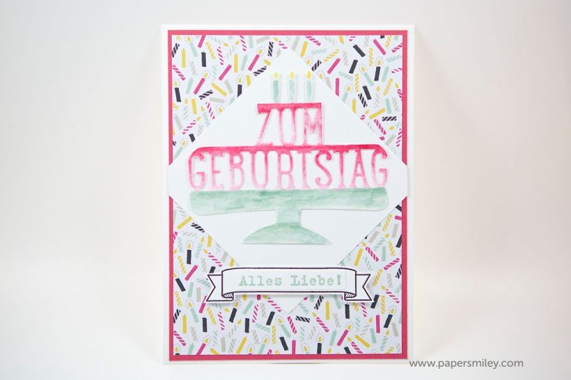 Geburtstagskarte mit Stampin Up!