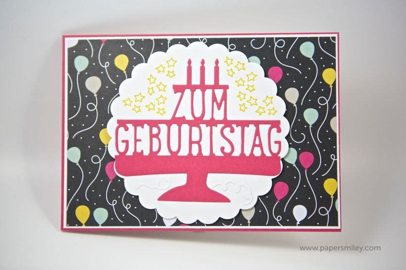 3D-Geburtstagskarte mit Stampin Up!