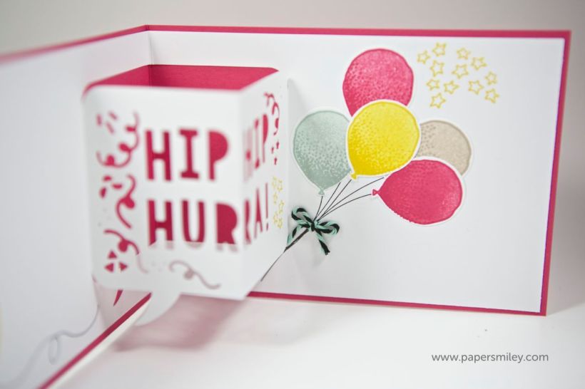 3D-Geburtstagskarte mit Stampin Up!