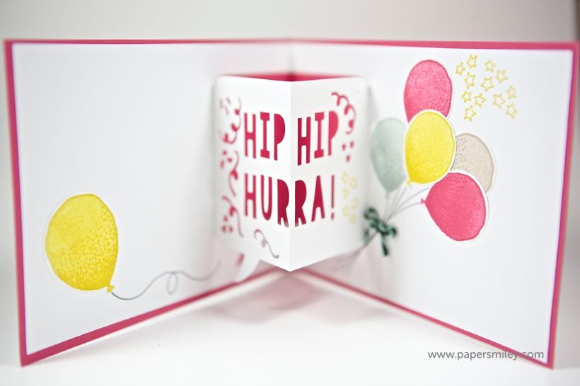 3D-Geburtstagskarte mit Stampin Up!