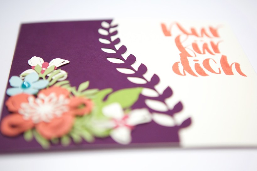 Botanische Karte von Stampin Up!