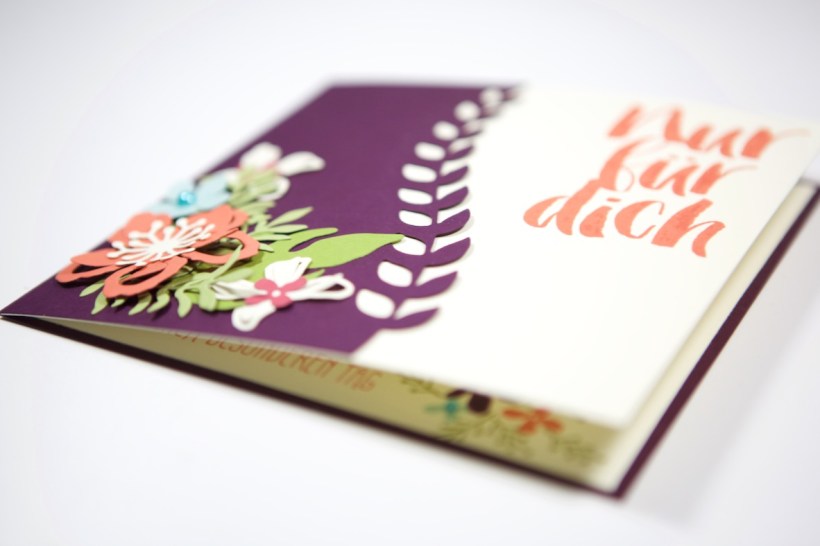 Botanische Karte von Stampin Up!