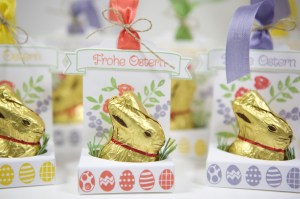 Ostergoodies mit Mini-Lindt-Hasen