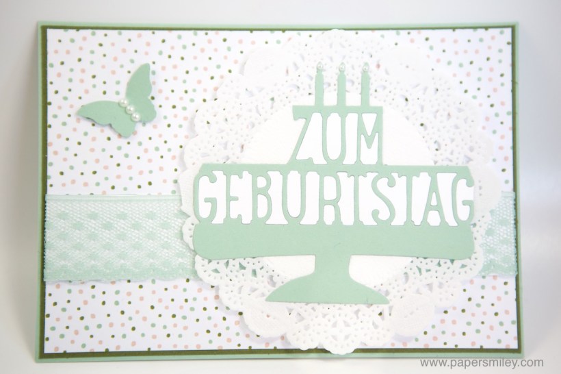 Geburtstagskarte mit Stampin' Up!