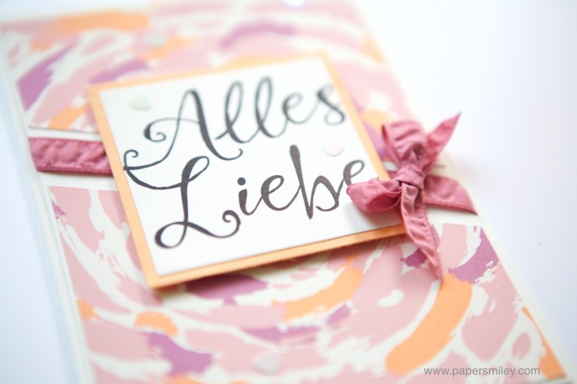 Kunterbunte Karte mit Stampin' Up!