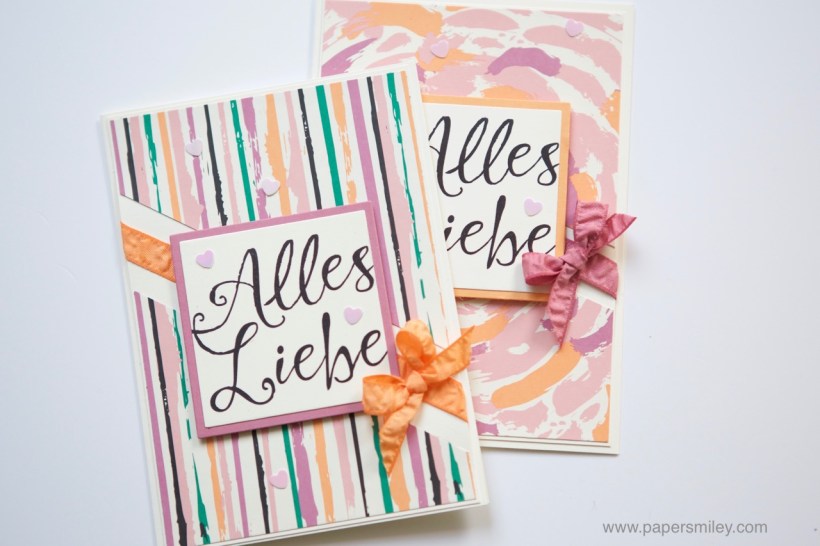 Kunterbunte Karte mit Stampin' Up!