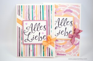 Kunterbunte Karte mit Stampin' Up!