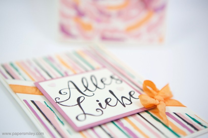 Kunterbunte Karte mit Stampin' Up!