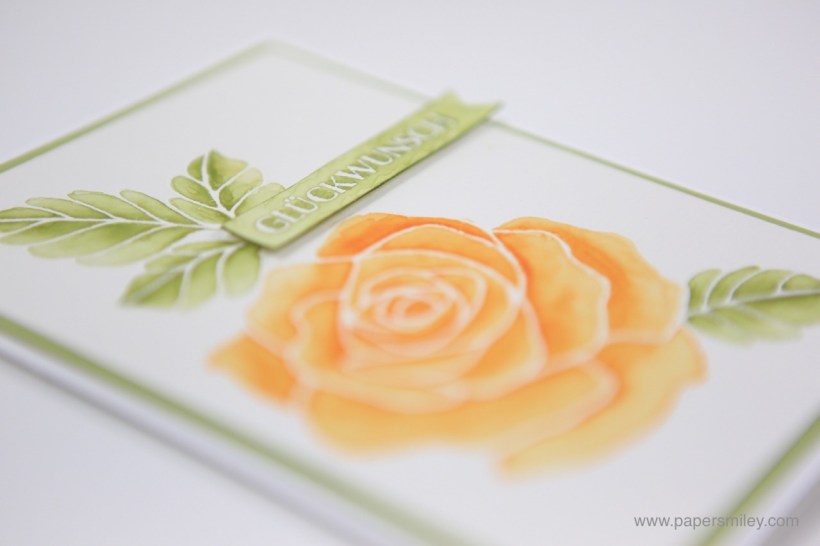 Aquarell Rosenzauber mit Stampin' Up!