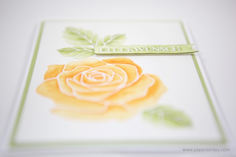 Aquarell Rosenzauber mit Stampin' Up!