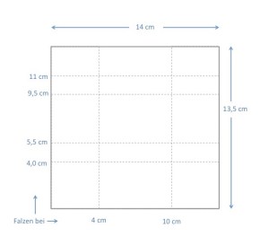Anleitung für Schoki-Verpackung