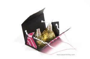 Mini-Geschenkbox für Hershey's Kisses mit Stampin' Up!