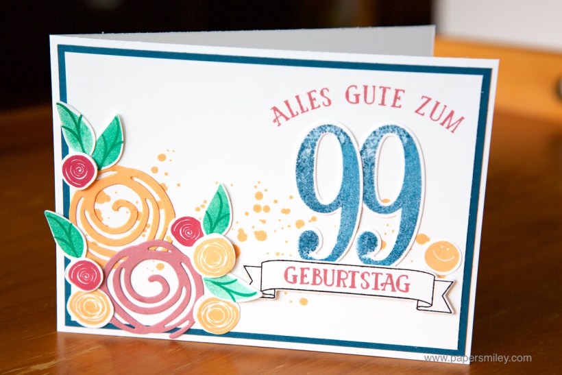 Swirly Bird Geburtstagskarte mit Stampin' Up!