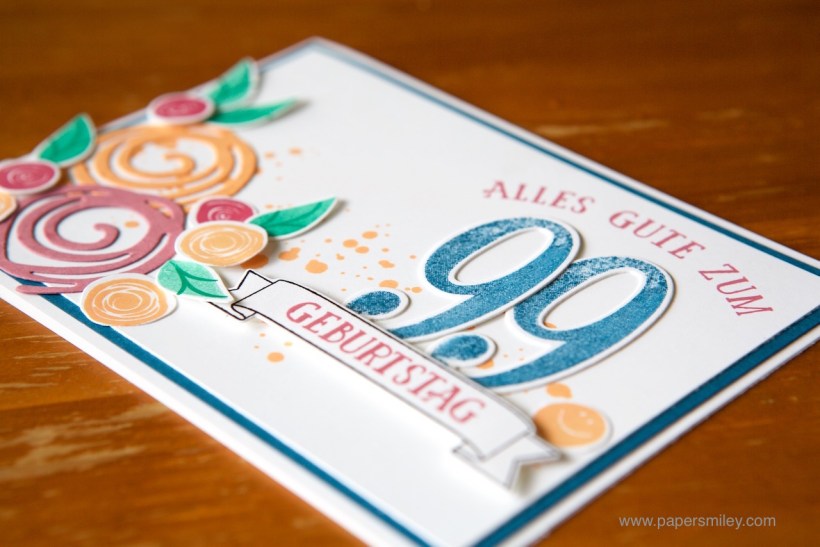 Swirly Bird Geburtstagskarte mit Stampin' Up!