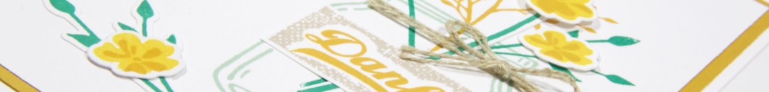 Herbstblumen im Glas mit Stampin' Up!