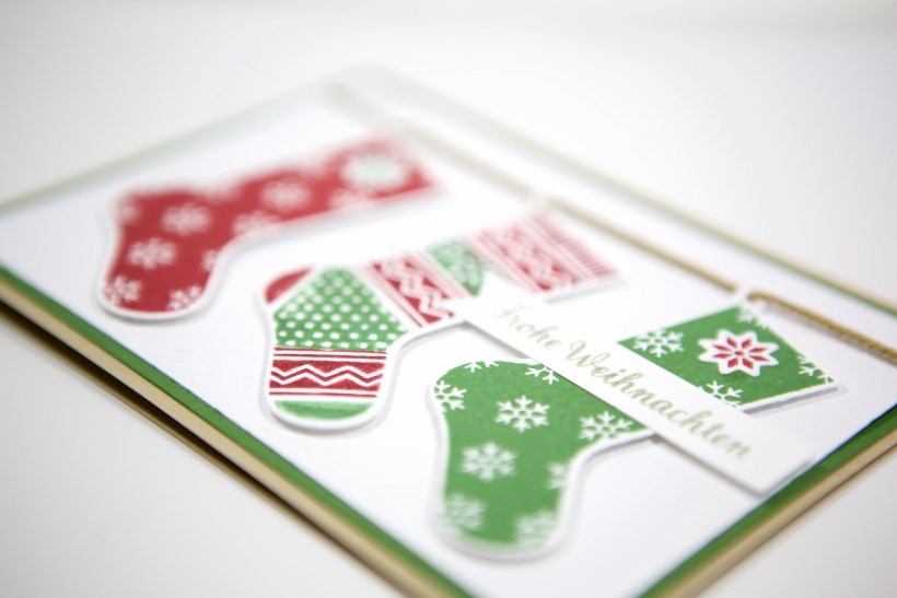 Weihnachtsstrümpfe mit Stampin Up!