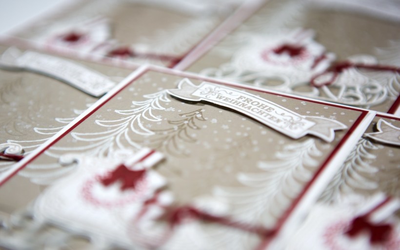 Schlittenkarte mit Stampin' Up!