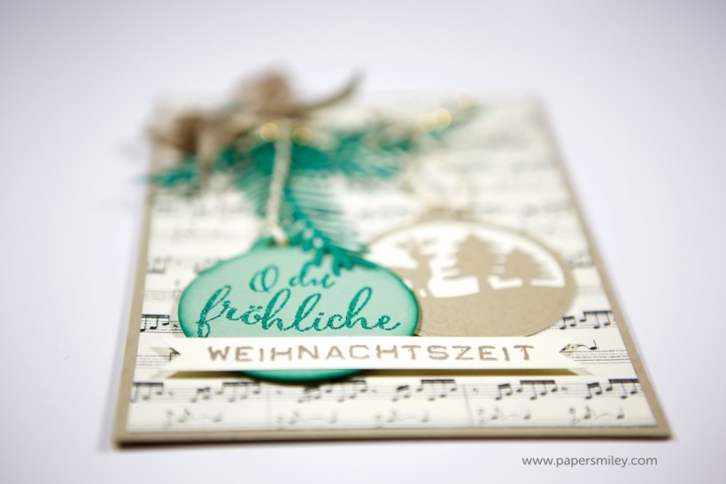 Weihnachtsanhänger-Karte von Stampin' Up!