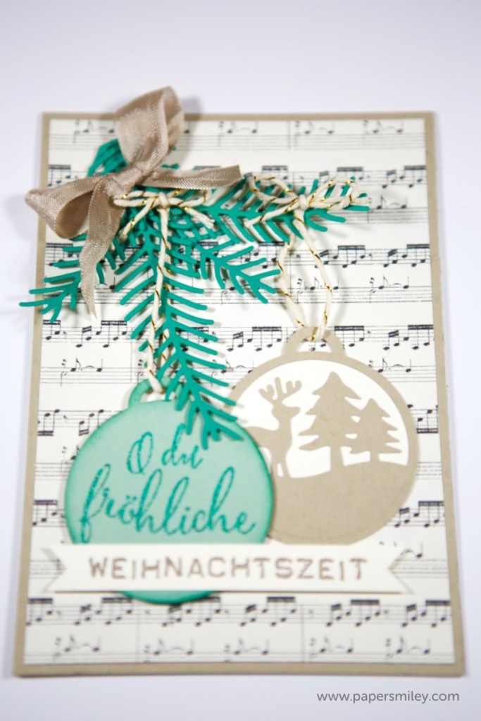 Weihnachtsanhänger-Karte von Stampin' Up!