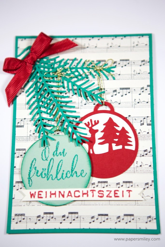 Weihnachtsanhänger-Karte von Stampin' Up!