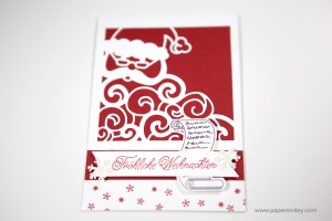 Weihnachtsmann-Karte mit Stampin' Up!