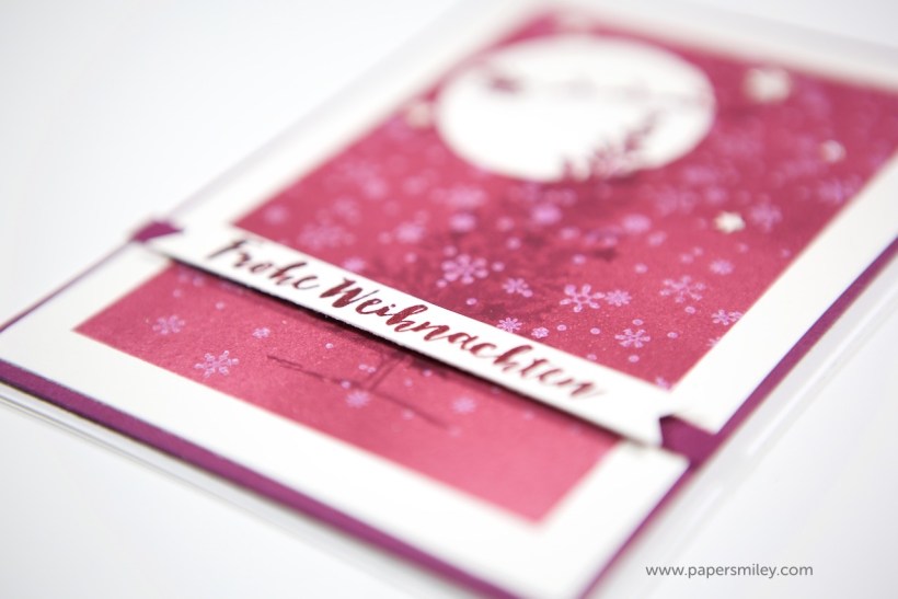 Weihnachtskarte mit Tannenbaum von Stampin' Up!