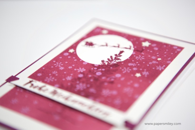 Weihnachtskarte mit Tannenbaum von Stampin' Up!