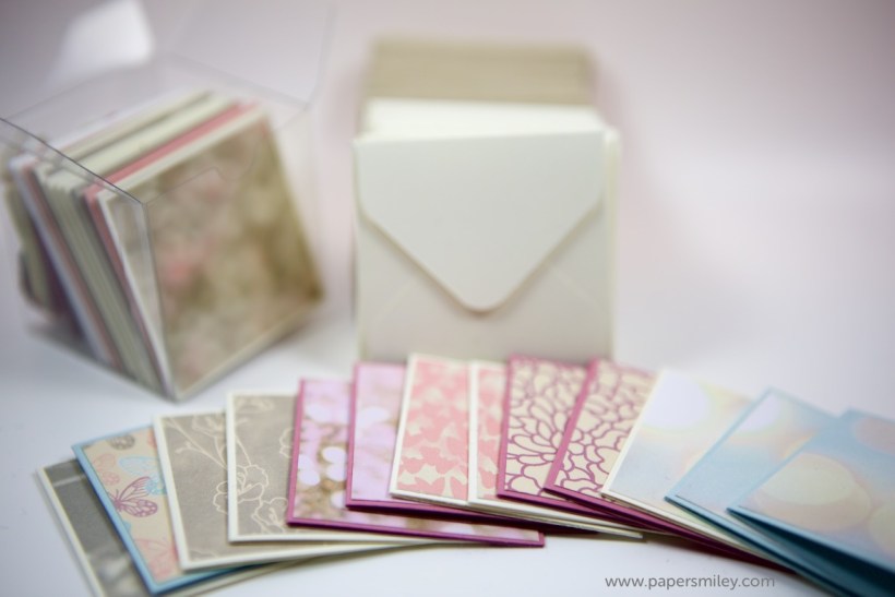 Mini-Karten-Set mit Stampin' Up!