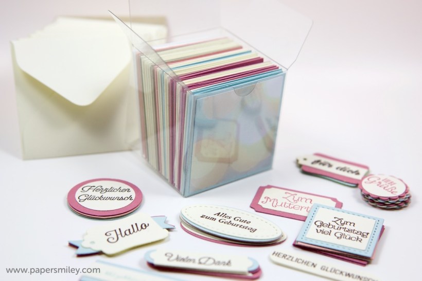 Mini-Karten-Set mit Stampin' Up!